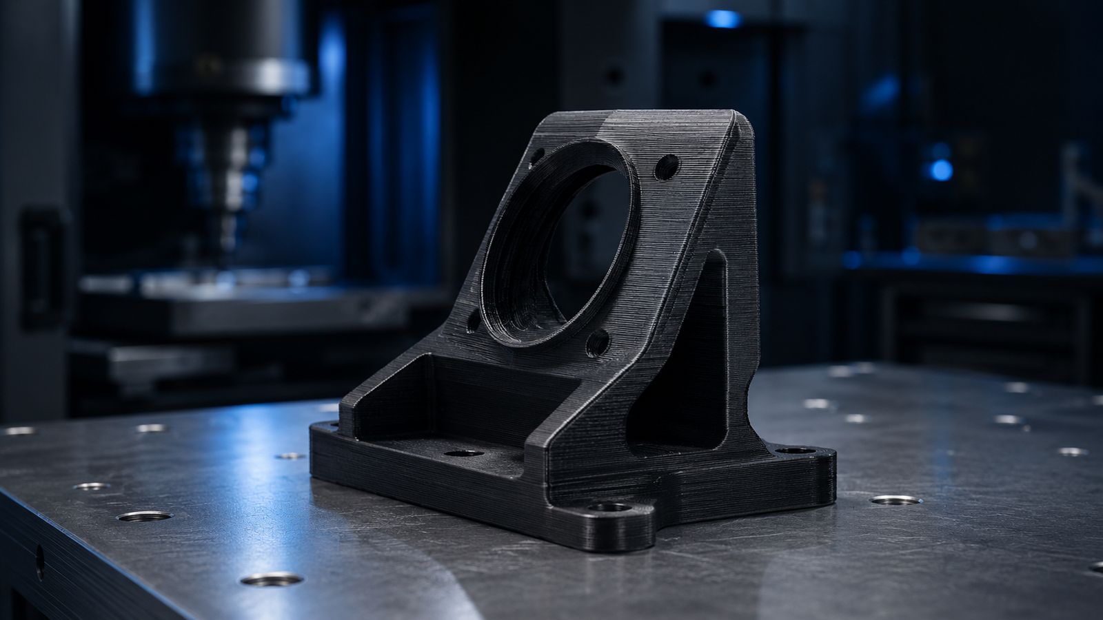 Pieza técnica impresa en 3D lista para entregar